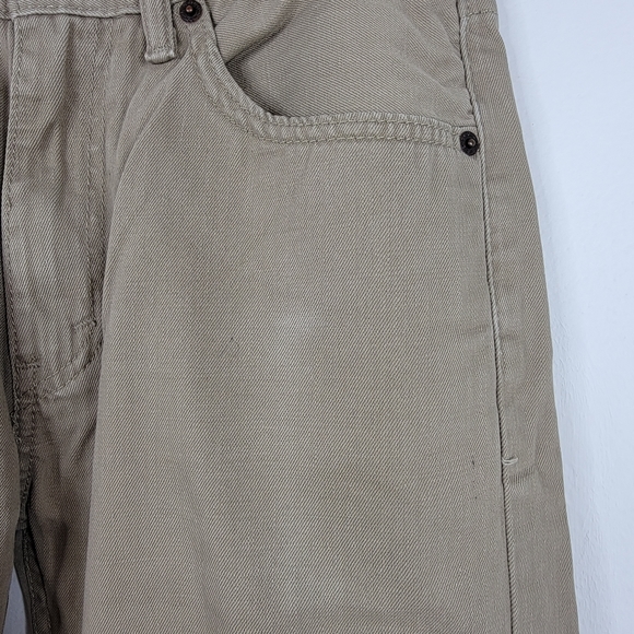 LEVI'S Khaki Straight Leg Jeans - Picture 7 of 9
